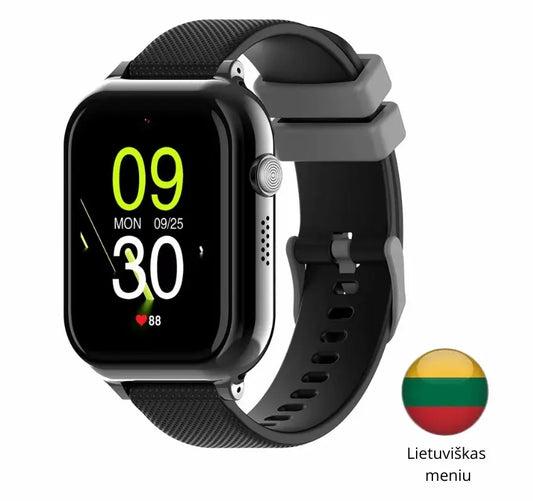 Išmanusis eSIM laikrodis vaikams KT38 (4G, GPS, AMOLED ekranas, kamera, 730 mAh)
