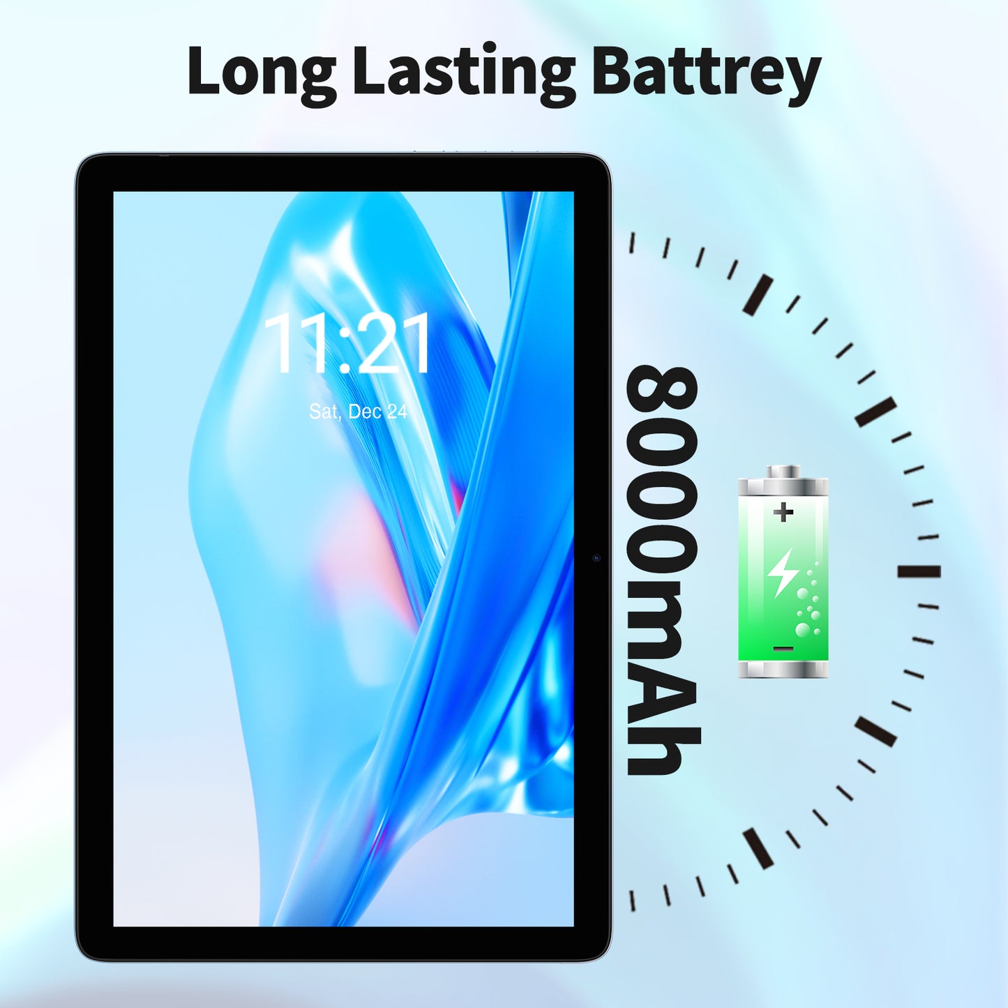 Planšetinis kompiuteris P30H su lietuvių kalba, Android 15.0, 10.1 colių ekranu, 128 GB atmintimi, komplektuojamas su priedais, ilgai veikianti baterija, 8000 mah
