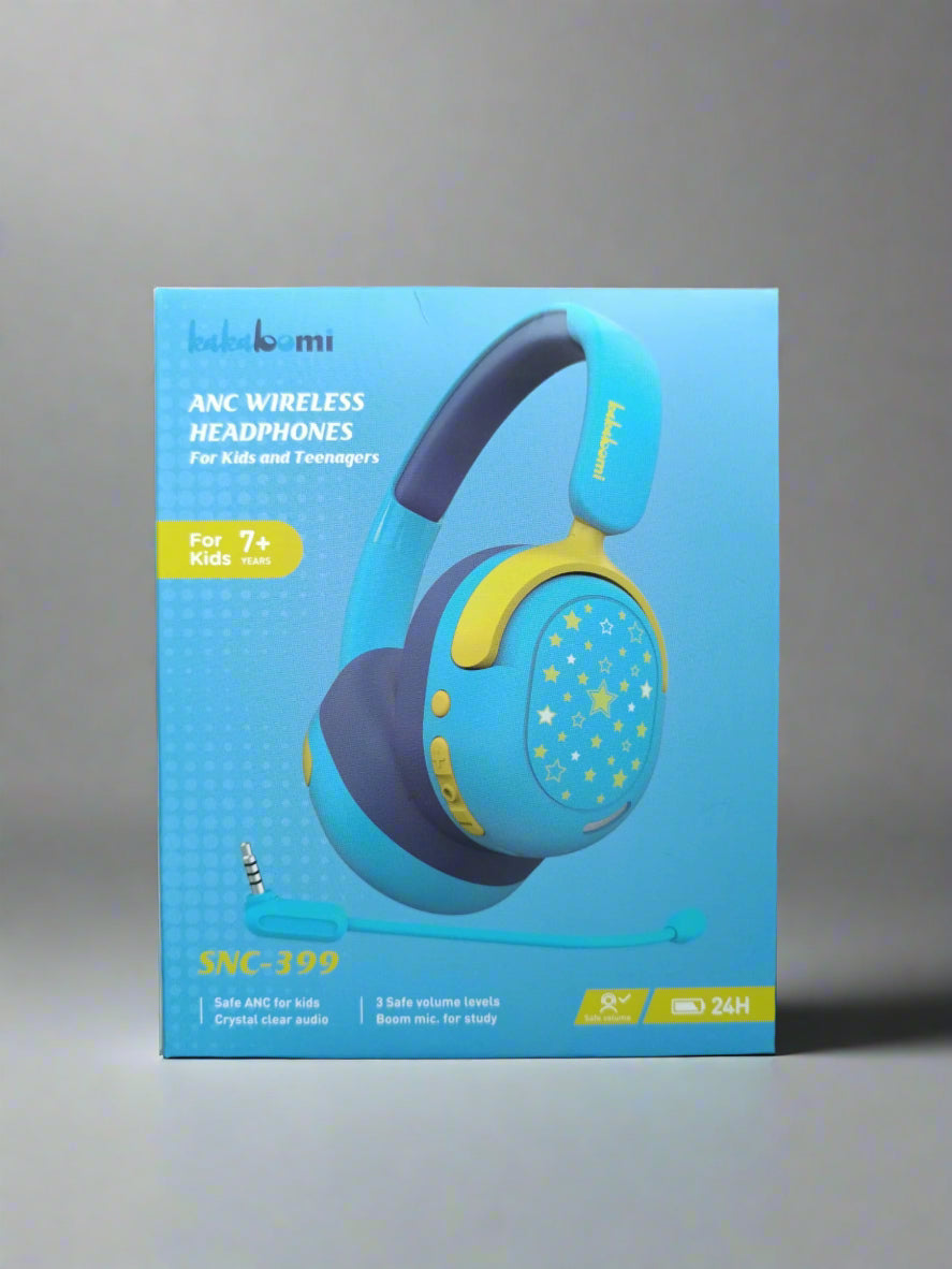 Belaidės ausinės vaikams ir paaugliams su mikrofonu SNC-399 (7+ metai)