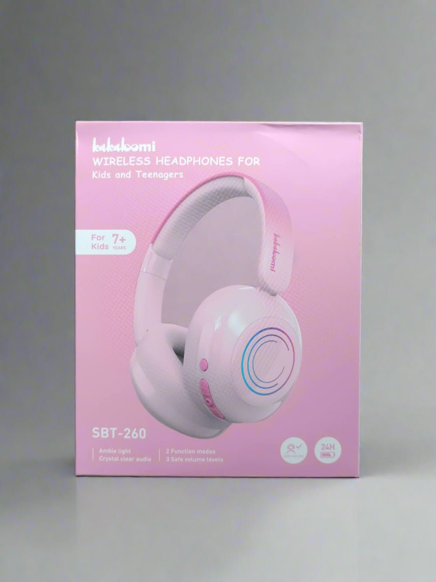 Belaidės ausinės vaikams ir paaugliams su RGB šviesomis SBT-260 (7+ metai)