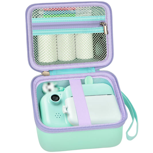 Dėklas momentiniam fotoaparatui , žalios spalvos