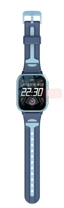 Išmanusis laikrodis vaikams su Bluetooth, SOS pagalbos mygtuku, wifi, SIM kortele, GPS sekimas, vietos nustatymas , mėlynos spalvos , atsparumas vandeniui IP67 , mėlynos spalvos