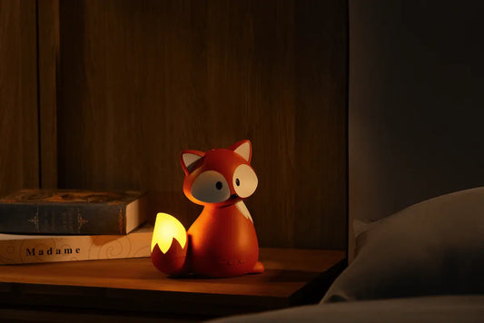 Aromaterapinis Lapės difuzorius su melodijomis ir LED šviesa