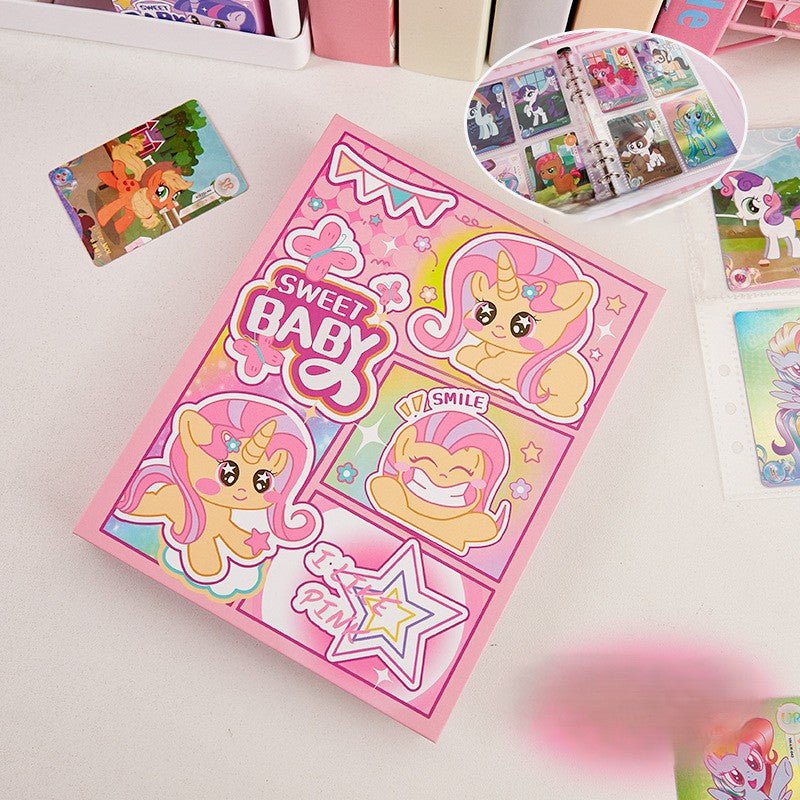 Nuotraukų albumas momentiniams fotoaparatams ,su vienaragiais, rožinės spalvos, mergaitėms , vienaragių animacija