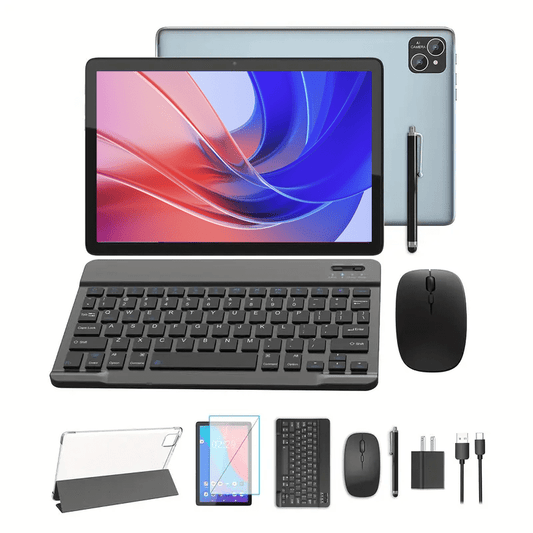 Planšetinis kompiuteris P30H su lietuvių kalba, Android 15.0, 10.1 colių ekranu, 128 GB atmintimi, komplektuojamas su priedais