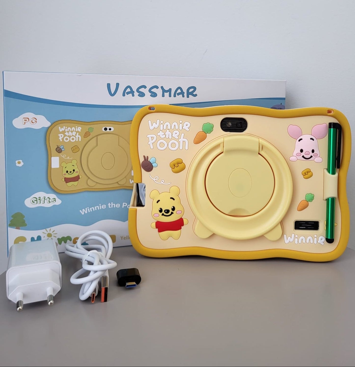 Verney Q88 planšetinis kompiuteris vaikams su LIETUVIŲ kalba (Android 12.0, 64 GB vidinė atmintis)