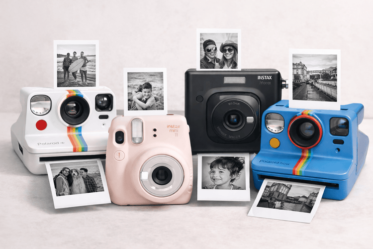 Momentiniai fotoaparatai, nuotraukų spausdintuvai, geros kokybės, ryškios nuotraukos - Familo 