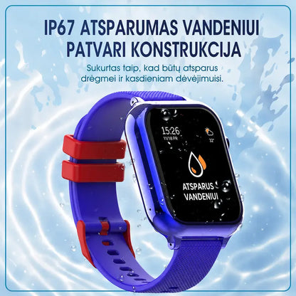 Išmanusis eSIM laikrodis vaikams KT38 (4G, GPS, AMOLED ekranas, kamera, 730 mAh)
