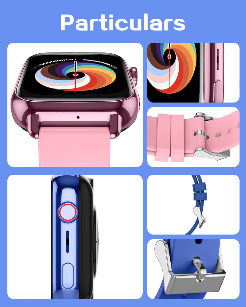 Išmanusis vaikiškas laikrodis-telefonas KT34 su LIETUVIŲ KALBA (4G SIM, Android 8.1, GPS)