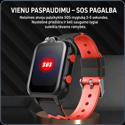 Išmanusis laikrodis vaikams KT18 (4G, GPS, Dviguba kamera, 900mAh)