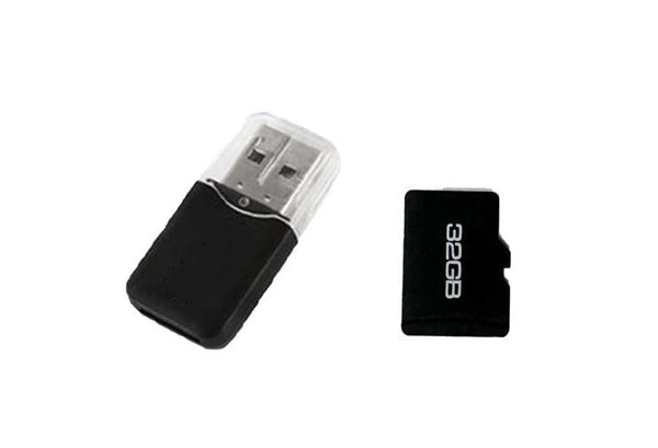 32 GB Micro SD atminties kortelė + USB adapteris
