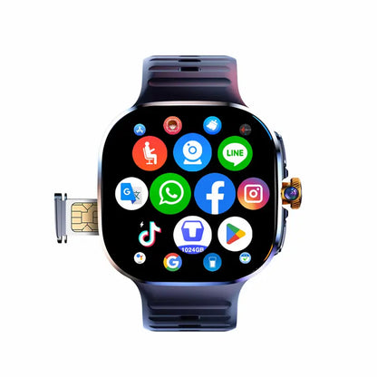 Išmanusis laikrodis suaugusiems MT110 (4G, GPS, AMOLED, kamera, 950 mAh)