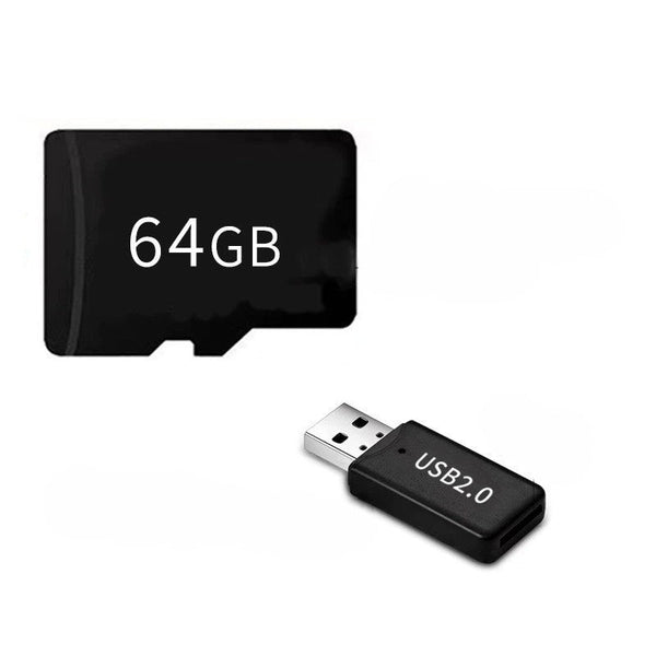 64 GB Micro SD atminties kortelė + USB adapteris