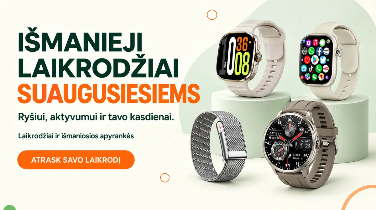 Išmanieji laikrodžiai suaugusiems