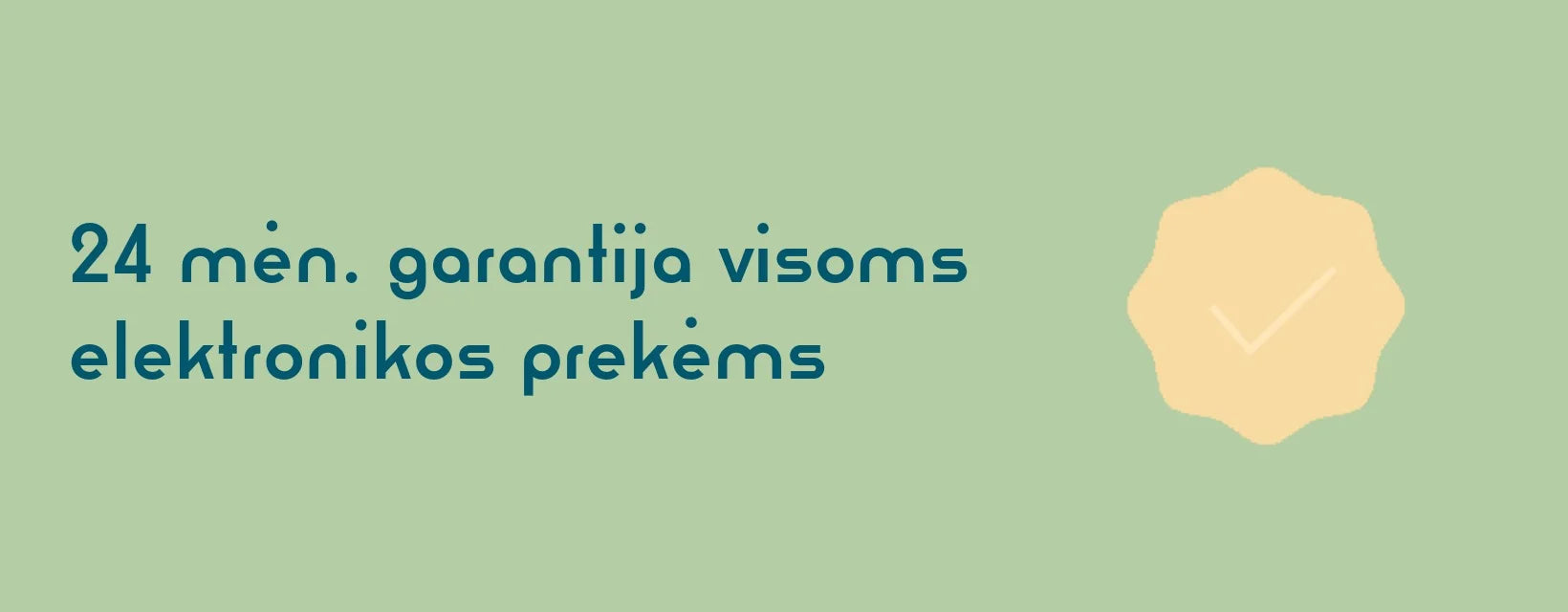 Familo.lt garantija visoms elektronikos prekėms 2 metai