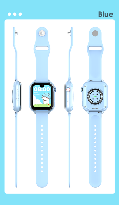 Išmanusis vaikiškas laikrodis-telefonas KT37 UltraSlim su LIETUVIŲ KALBA (4G SIM, AMOLED ekranas, AI palaikymas, GPS)