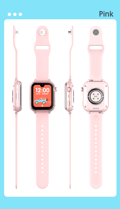 Išmanusis vaikiškas laikrodis-telefonas KT37 UltraSlim su LIETUVIŲ KALBA (4G SIM, AMOLED ekranas, AI palaikymas, GPS)