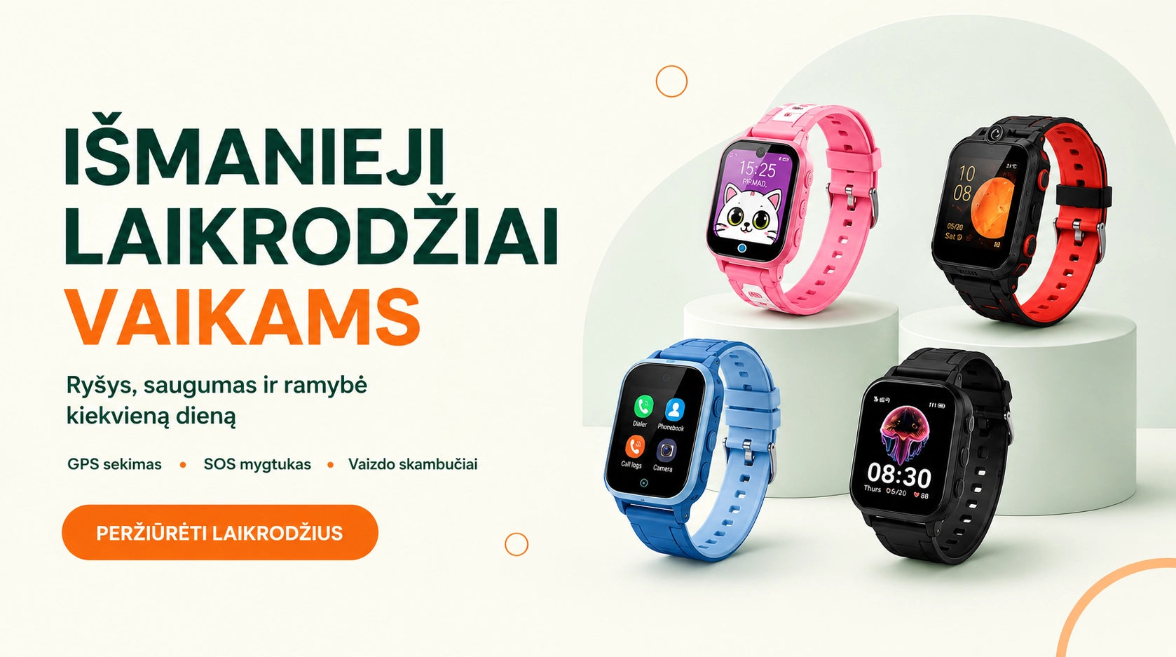 išmanieji laikrodžiai vaikams , SOS, GPS , SIM kortelė, 4G ryšys