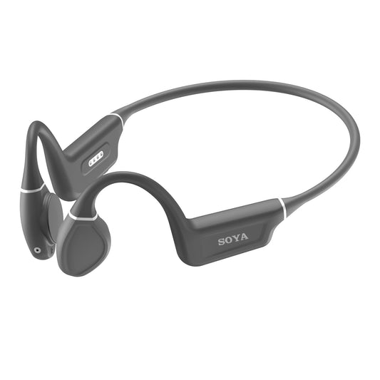 SOYA ES-998 Plus kaulinio laidumo ausinės sportui ir plaukimui pilkos spalvos