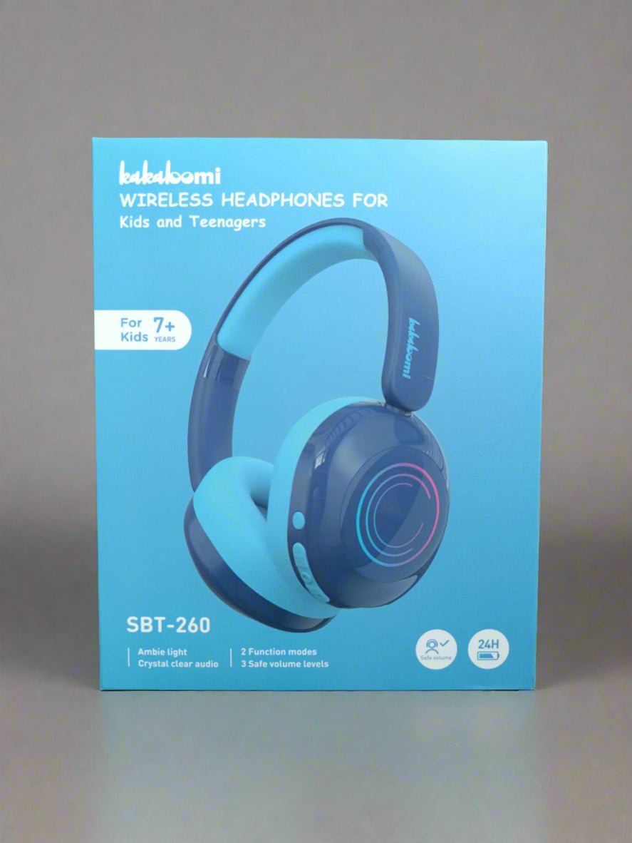 Belaidės ausinės vaikams ir paaugliams su RGB šviesomis SBT-260 (7+ metai)