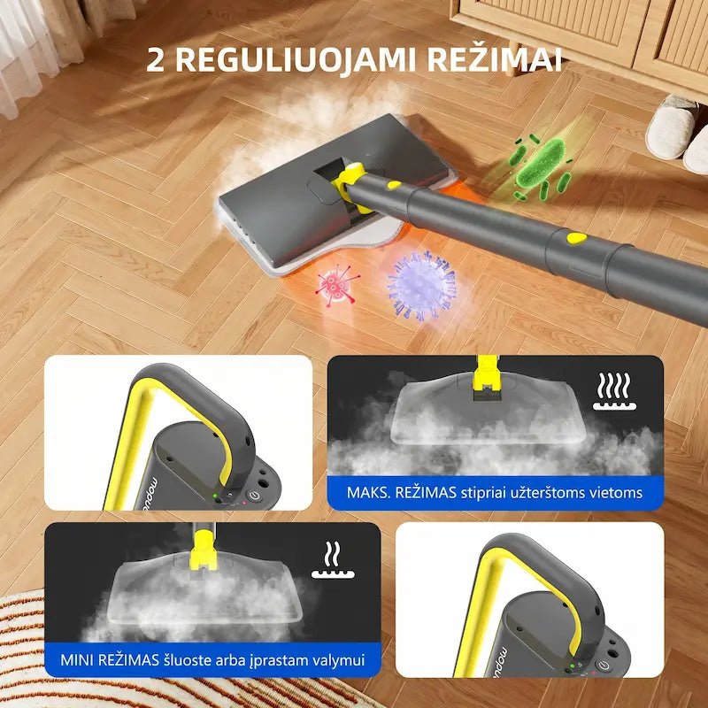 Daugiafunkcis garinis grindų ir langų valytuvas Teendow SC-05 su priedais