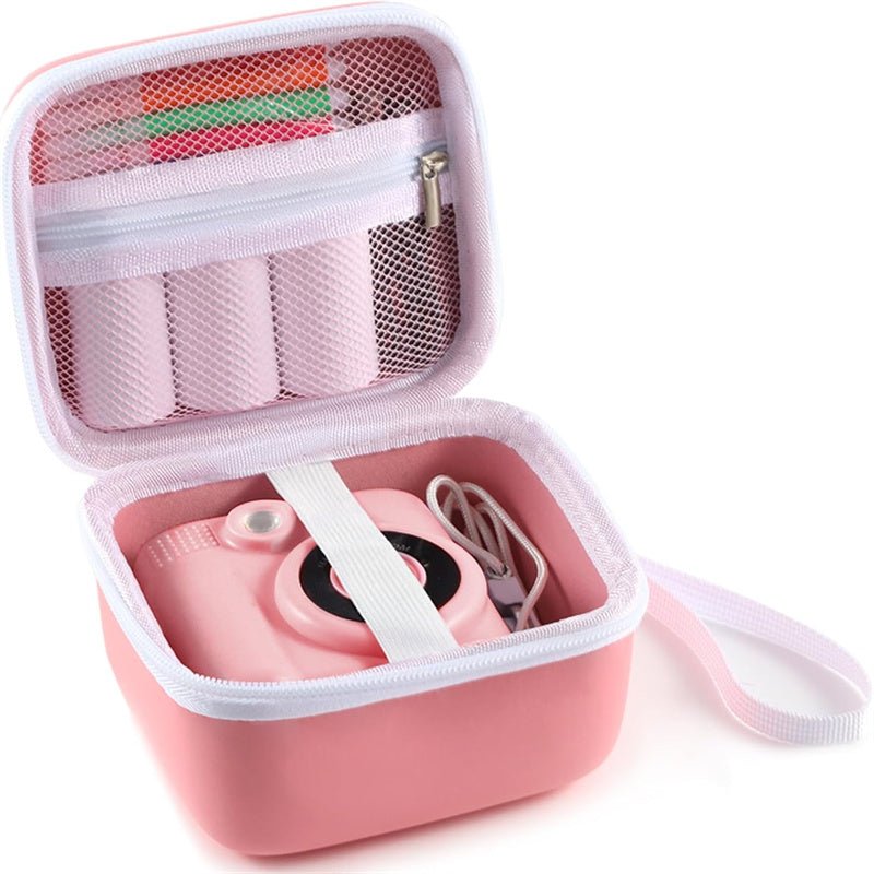 Dėklas momentiniam fotoaparatui , rožinės spalvos