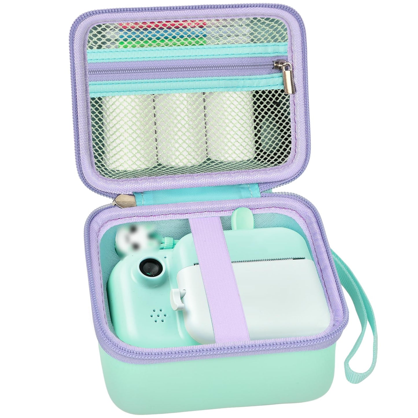 Dėklas momentiniam fotoaparatui , žalios spalvos