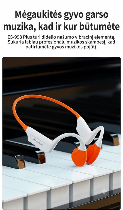 ES-998 Plus - ausinės plaukimui ir aktyviam sportui (8 GB atmintis, IPX8)