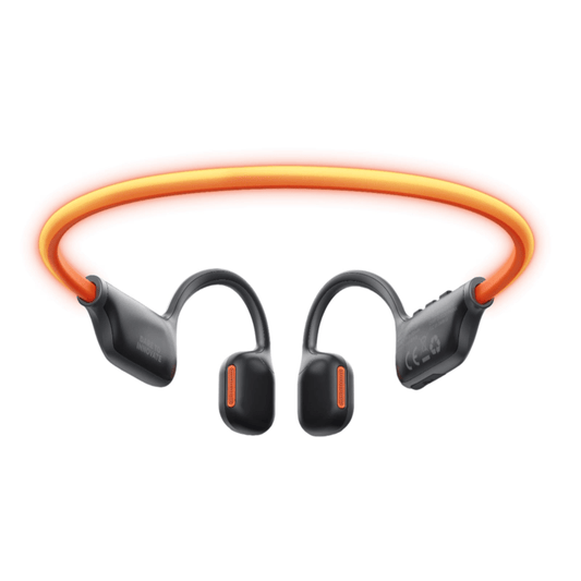 MP3 Belaidės ausinės sportui su LED šviesa, integruota 32 GB atmintimi muzikai,  IPX5 atsparumas vandeniui, garso kokybė, triukšmo slopinimas, ilgas grojimo laikas