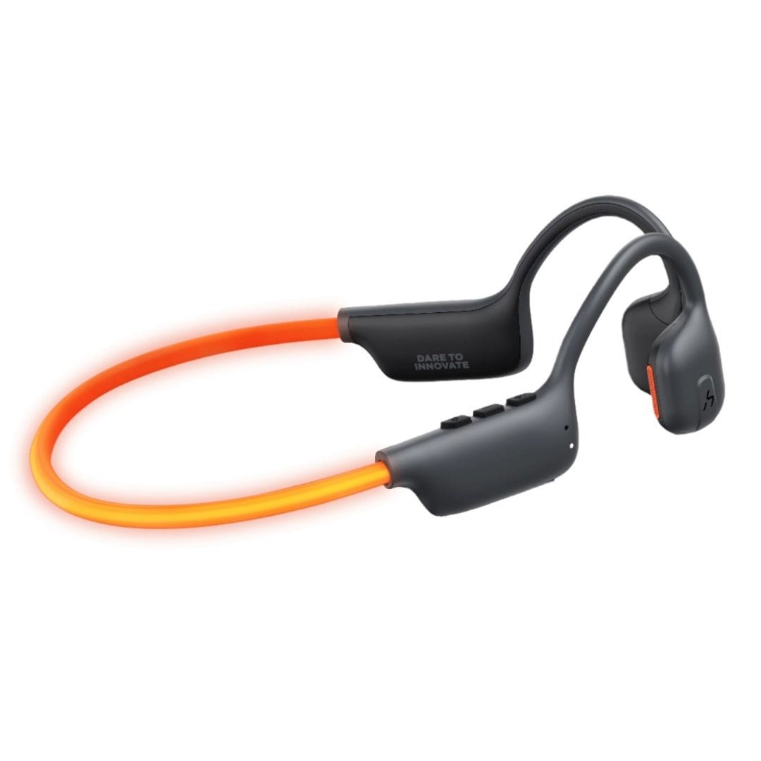 MP3 Belaidės ausinės sportui su LED šviesa, integruota 32 GB atmintimi muzikai,  IPX5 atsparumas vandeniui, garso kokybė, ilgas grojimo laikas
