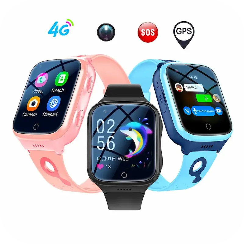 Išmanieji laikrodžiai vaikams su SIM ir GPS sekimu
