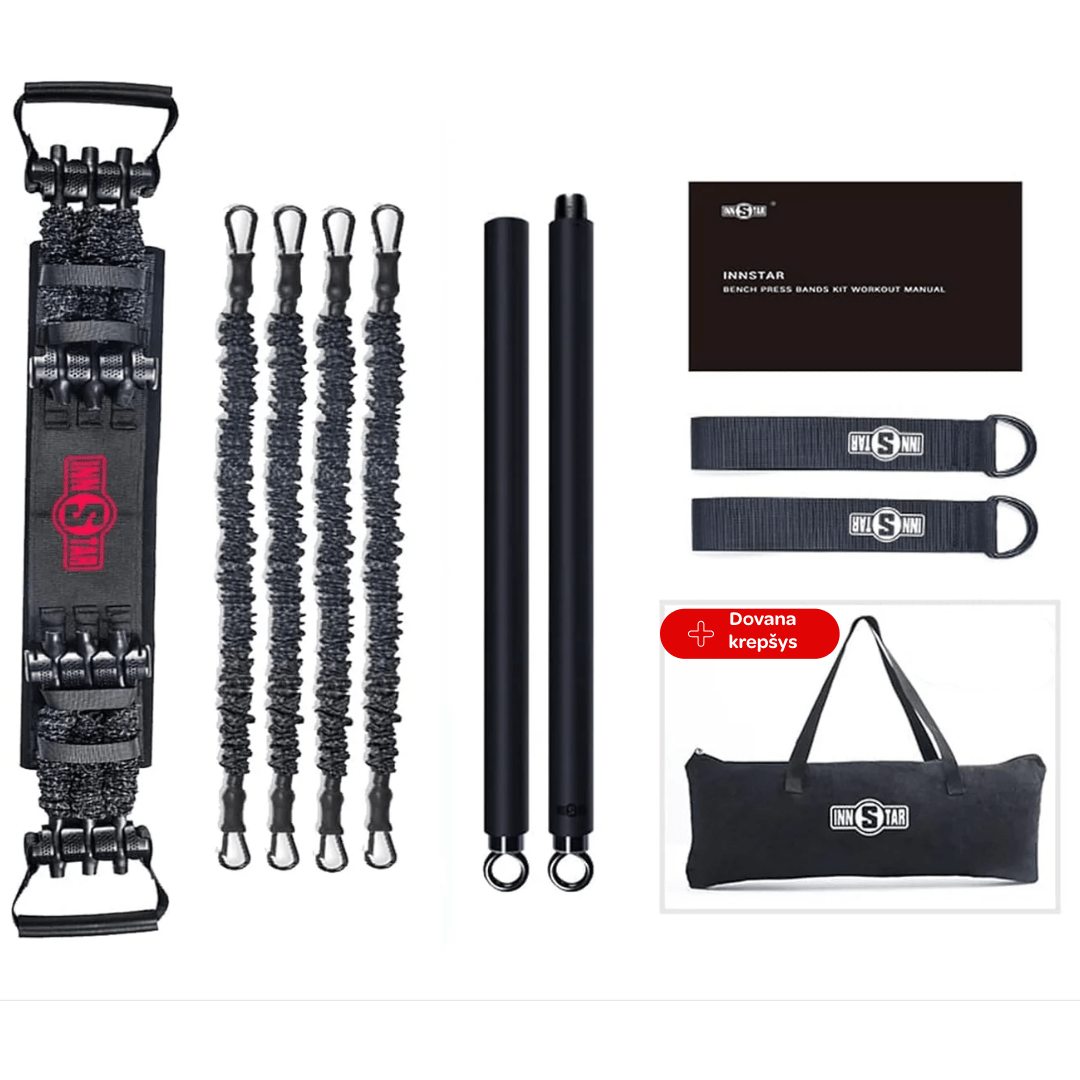 namų treniruoklis innstar, su dėklu, įvariomis funkcijomis sportui 