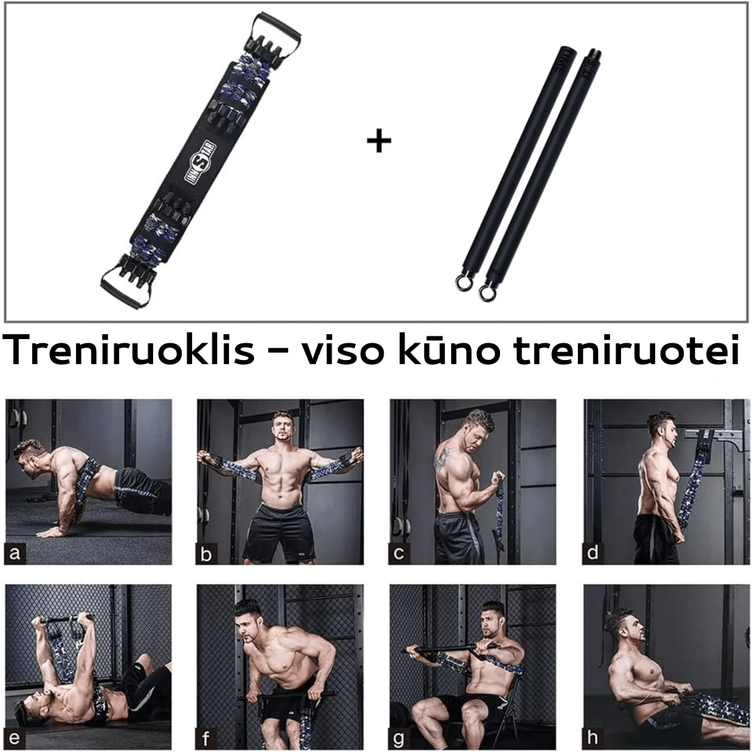 Viso kūno treniruoklis innstar, puikiai tinka namų sportui 