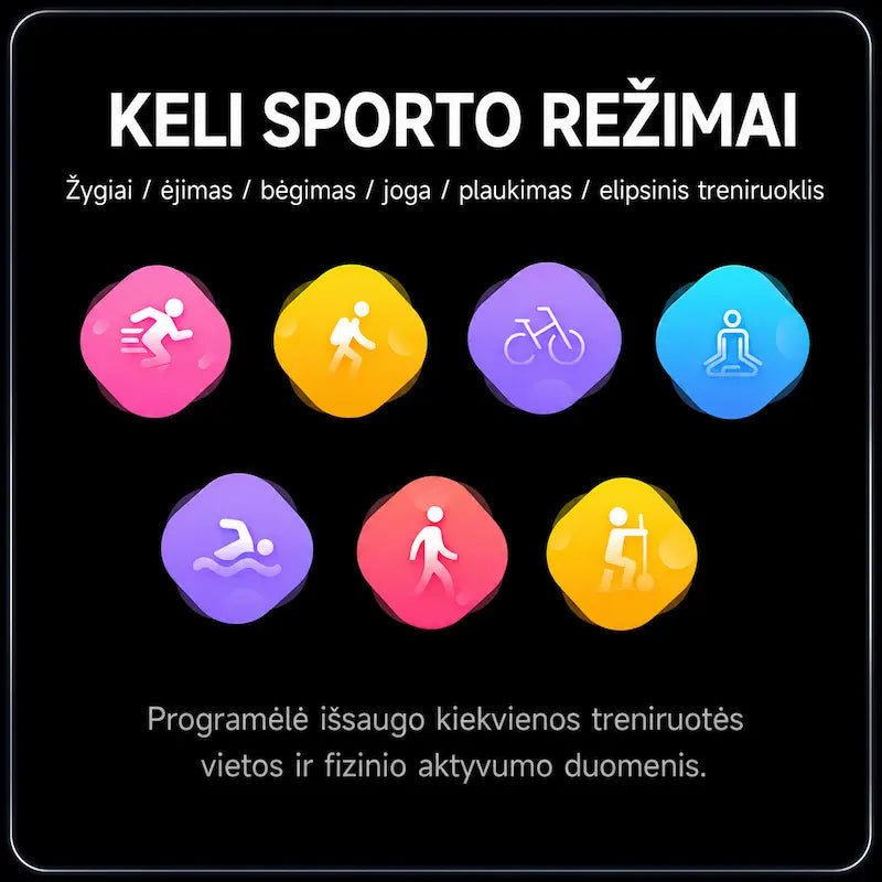 Išmanioji sveikatos apyrankė MF91 be ekrano (EKG, pulsas, SpO₂, IP68)