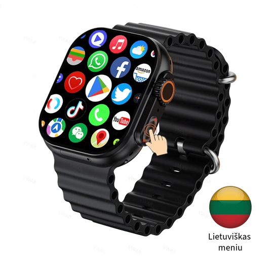 išmanusis laikrodis suaugusiems, juodos spalvos su bluetooth, wifi, 4G SIM kortele, GPS , skambinimo funkcija, google play, facebook, youtube , ilgai veikianti baterija