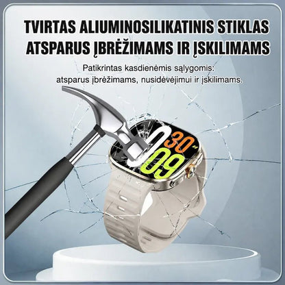 Išmanusis laikrodis suaugusiems MT110 (4G, GPS, AMOLED, kamera, 950 mAh)