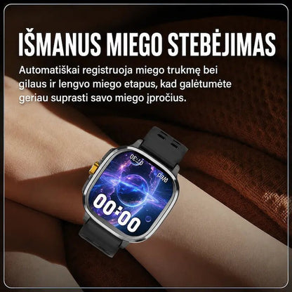 Išmanusis laikrodis suaugusiems MT110 (4G, GPS, AMOLED, kamera, 950 mAh)