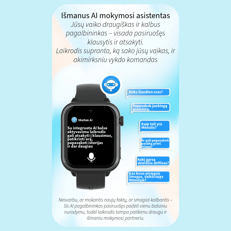 Išmanusis laikrodis vaikams KT37 UltraSlim