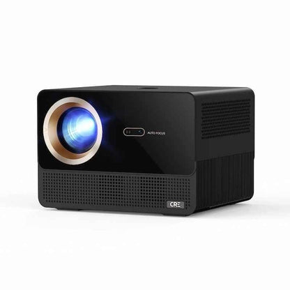 Išmanusis namų kino projektorius CR67 | 1200 ANSI Liumenų, Native 1080P, 4K palaikymas, Google TV OS & Auto-Fokusavimas