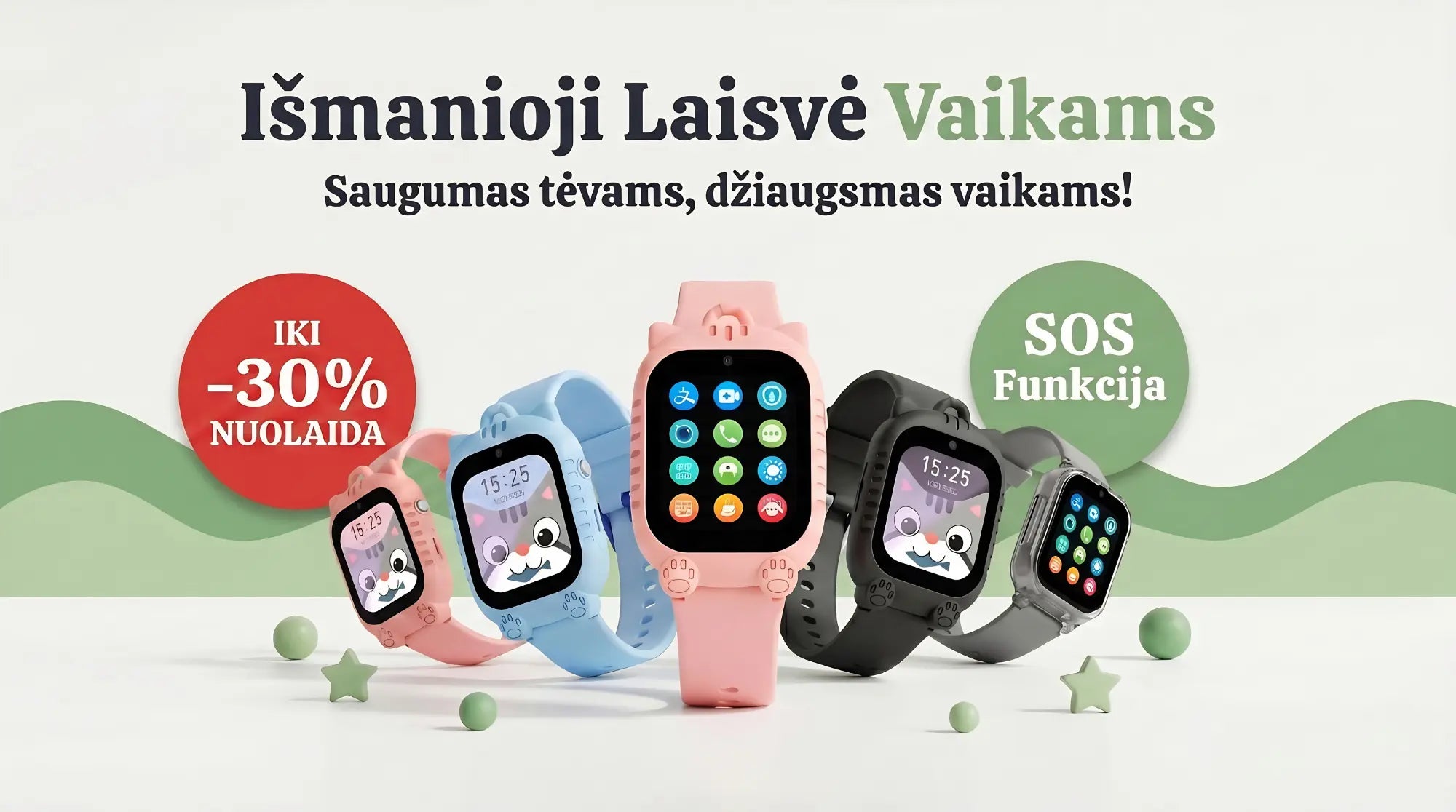 Išmanieji laikrodžiai vaikams