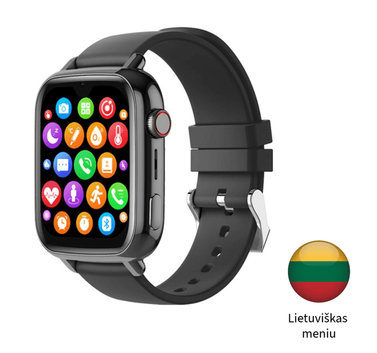 Išmanusis vaikiškas laikrodis-telefonas KT34 su LIETUVIŲ KALBA (4G SIM, Android 8.1, GPS)