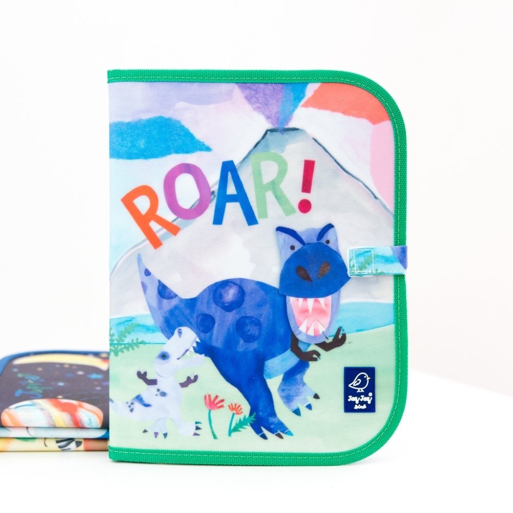 Jaq Jaq Bird daugkartinio piešimo padėklas dinozauras