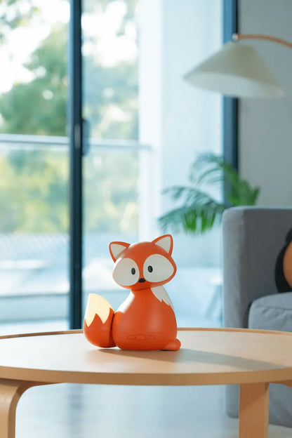 Aromaterapinis Lapės difuzorius su melodijomis ir LED šviesa