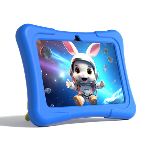 planšetė berniukams, mėlynos spalvos, akių apsauga, silikonins dėklas , 7 colių ekranas