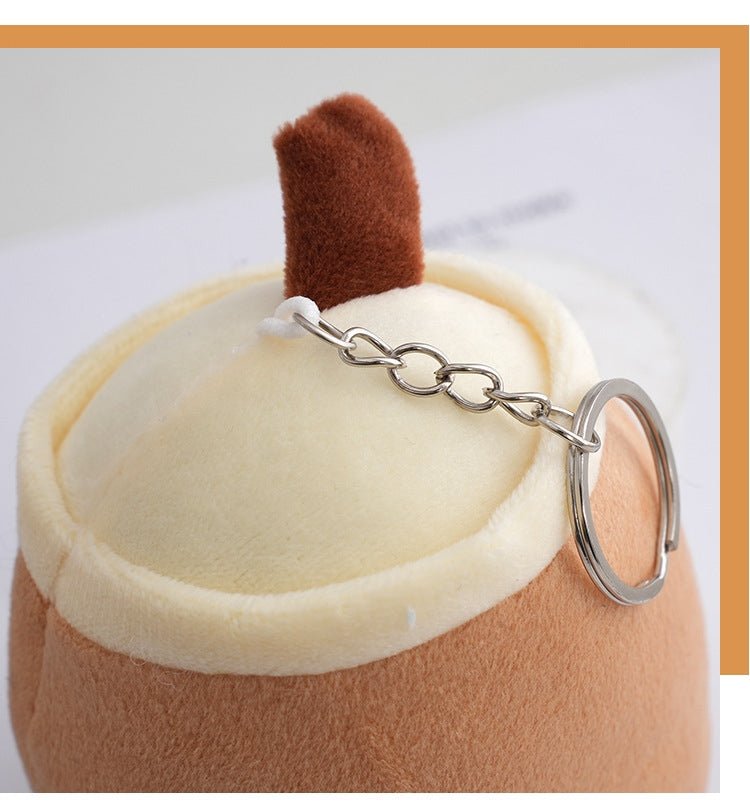 Pliušinis raktų pakabukas