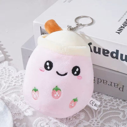 Pliušinis raktų pakabukas