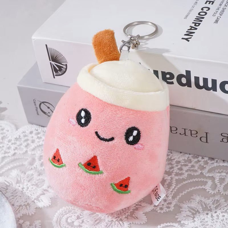 Pliušinis raktų pakabukas