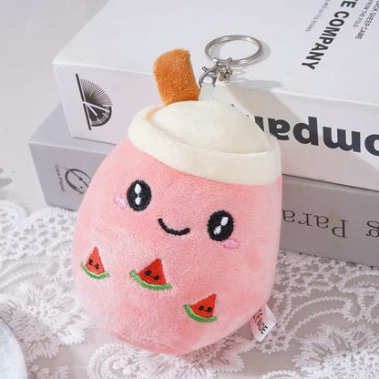 Pliušinis raktų pakabukas