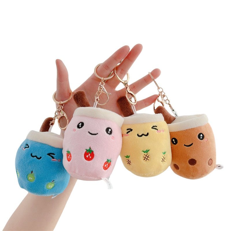 Pliušinis raktų pakabukas