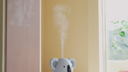 Koalos formos aromaterapijos difuzorius (garai, šviesos ir 4 melodijos)